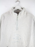 Vintage Fleece Grau L – Detailansicht Vorderseite