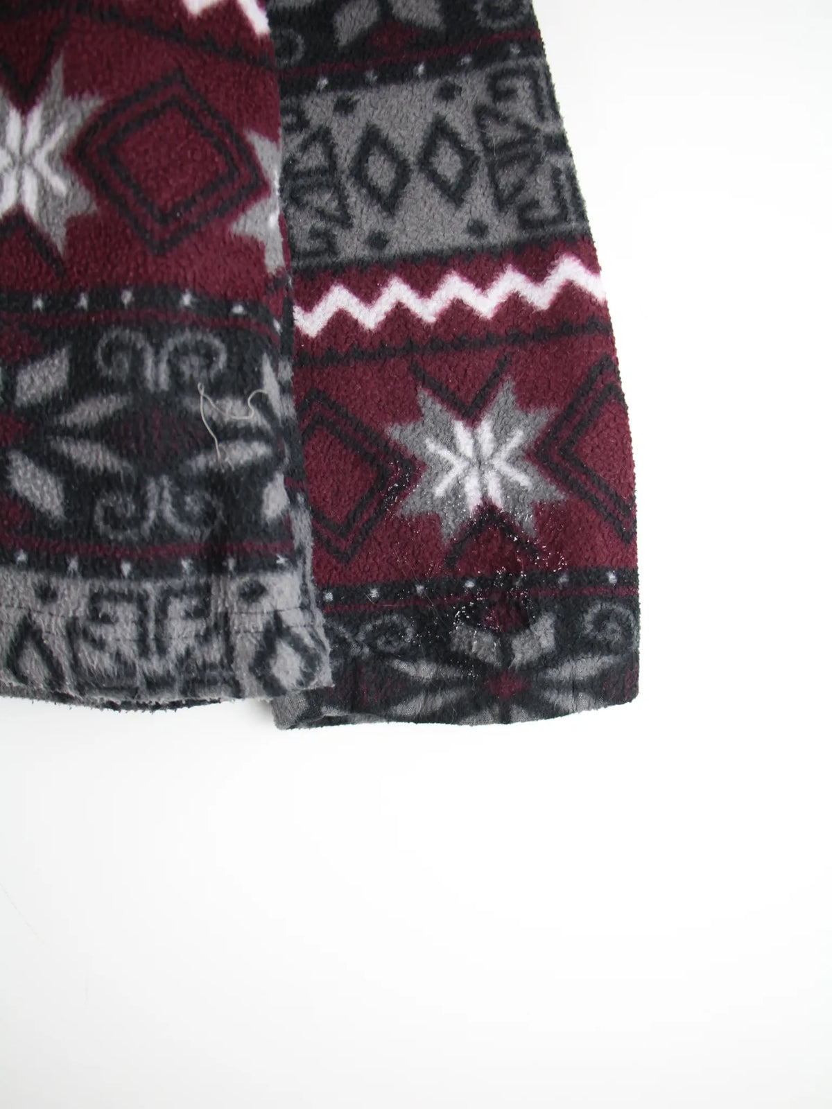 Vintage Fleece Grau M – Detailbild 1