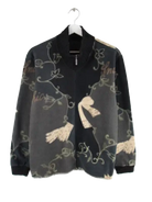 Vintage Fleece Grau M – Vorderseite