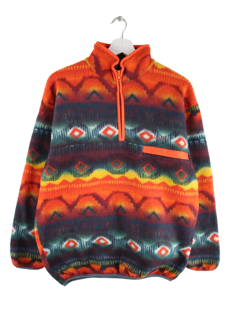 Vintage Fleece Mehrfarbig M – Vorderseite