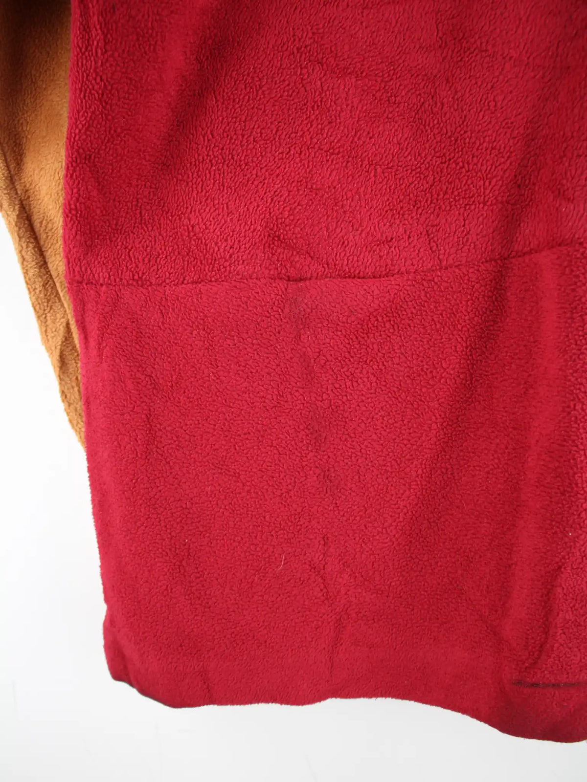 Vintage Fleece Rot L – Detailbild 2