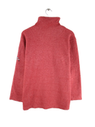 Vintage Fleece Rot M – Rückseite