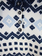 Vintage Fleece Weiß L – Detailansicht Vorderseite
