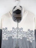 Vintage Fleece Weiß L – Detailansicht Vorderseite