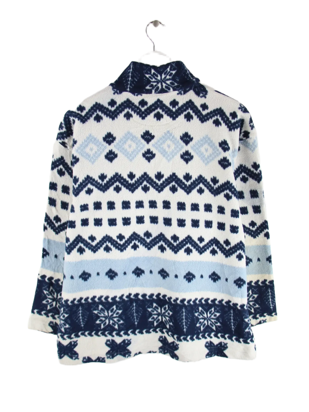 Vintage Fleece Weiß L – Rückseite