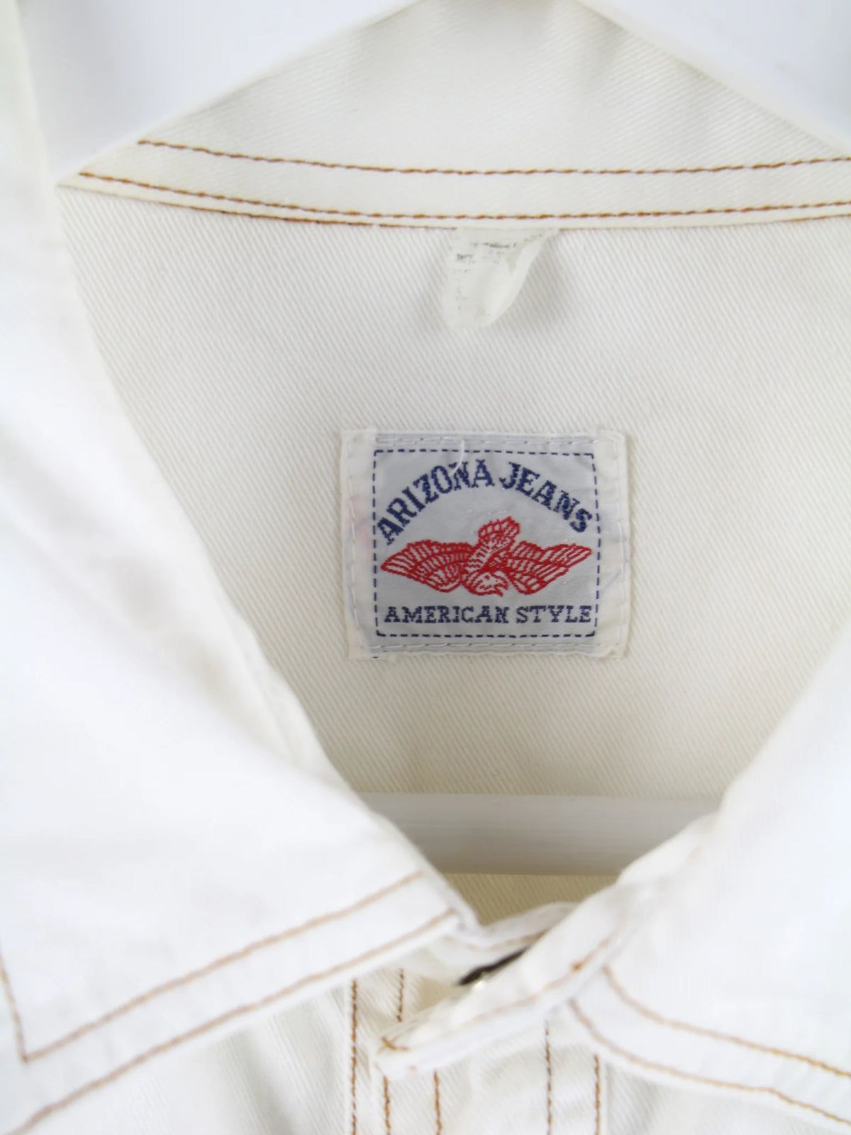 Vintage Freizeit Hemd Weiß XL – Detailbild 2