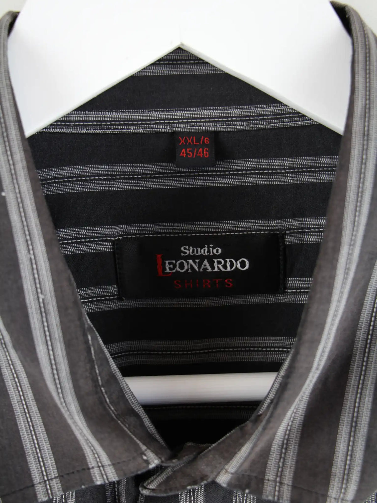 Vintage Hemd Schwarz XXL – Etikett