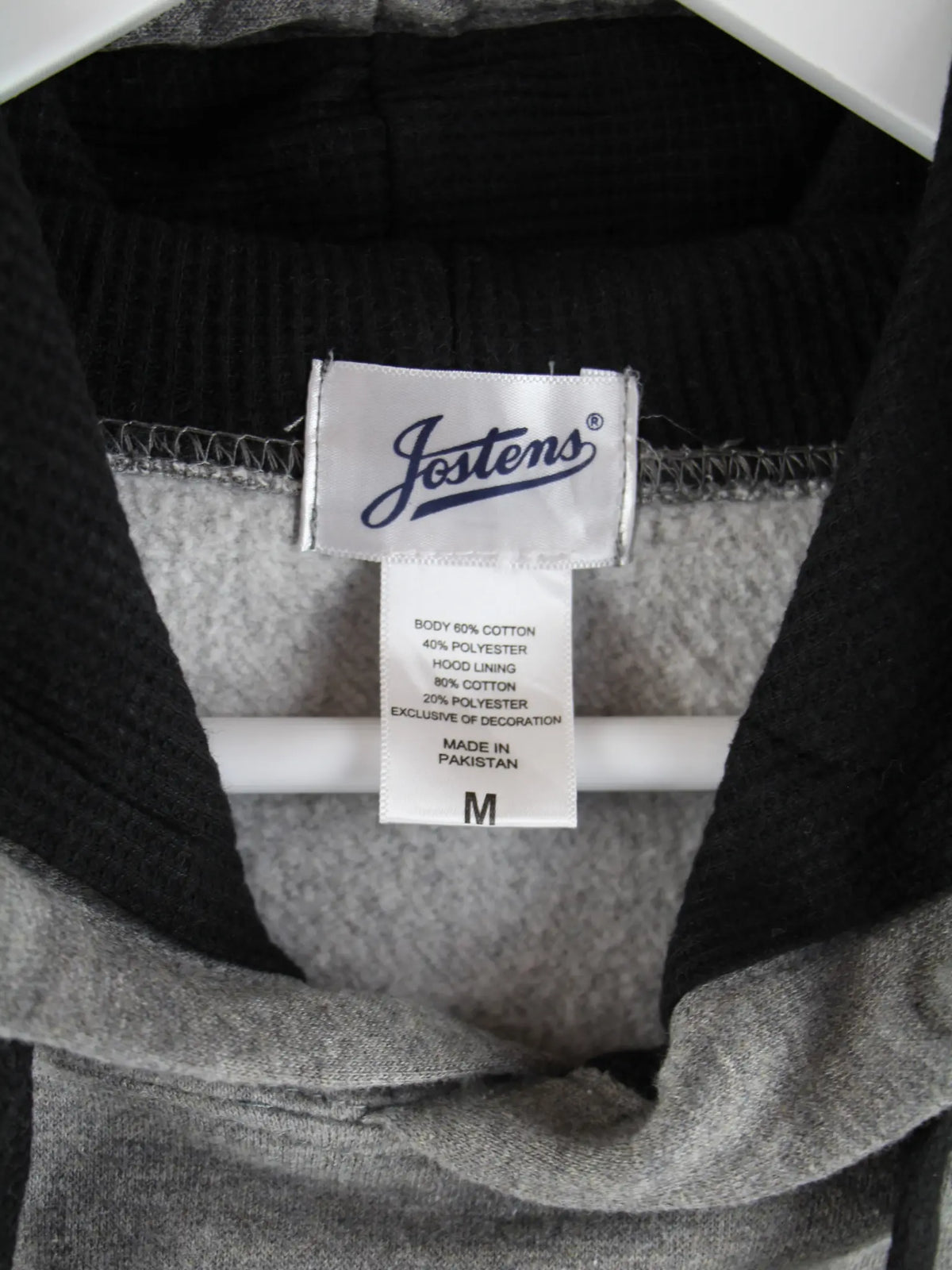 Vintage Hoodie Grau M – Etikett