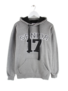 Vintage Hoodie Grau M – Vorderseite