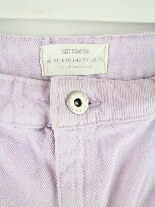 Vintage Hose Lila – Detailansicht Vorderseite