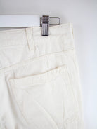 Vintage Hose Weiß – Etikett