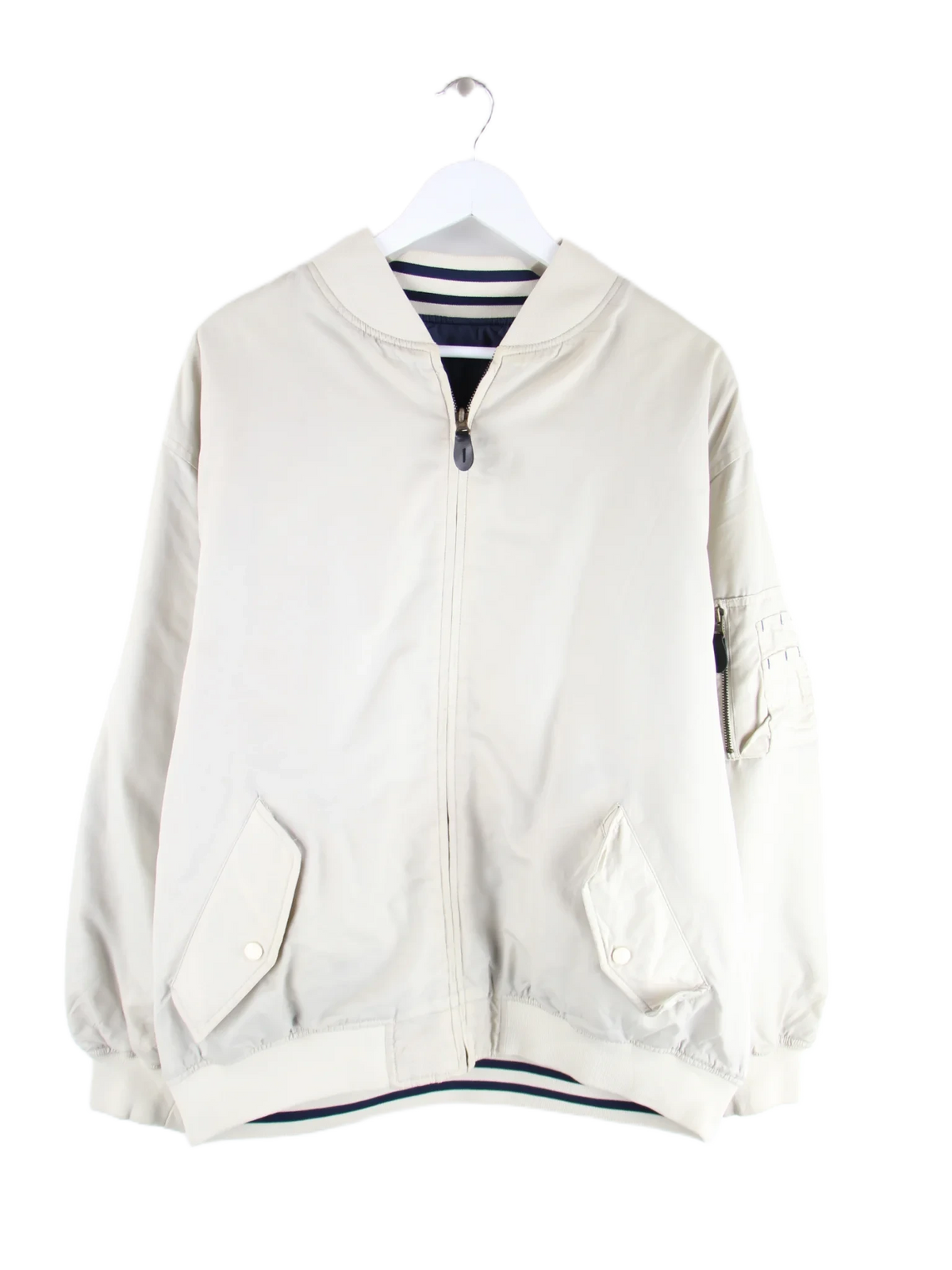 Vintage Jacke Beige XL – Vorderseite