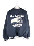 Vintage Jacke Blau L – Rückseite