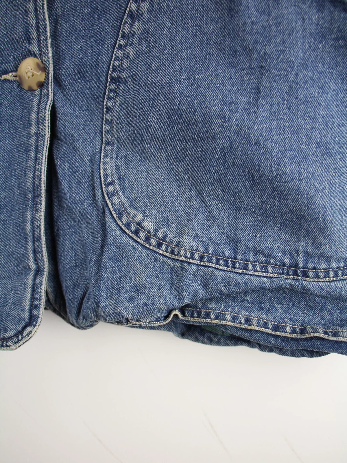 Vintage Jacke Blau L – Detailbild 3
