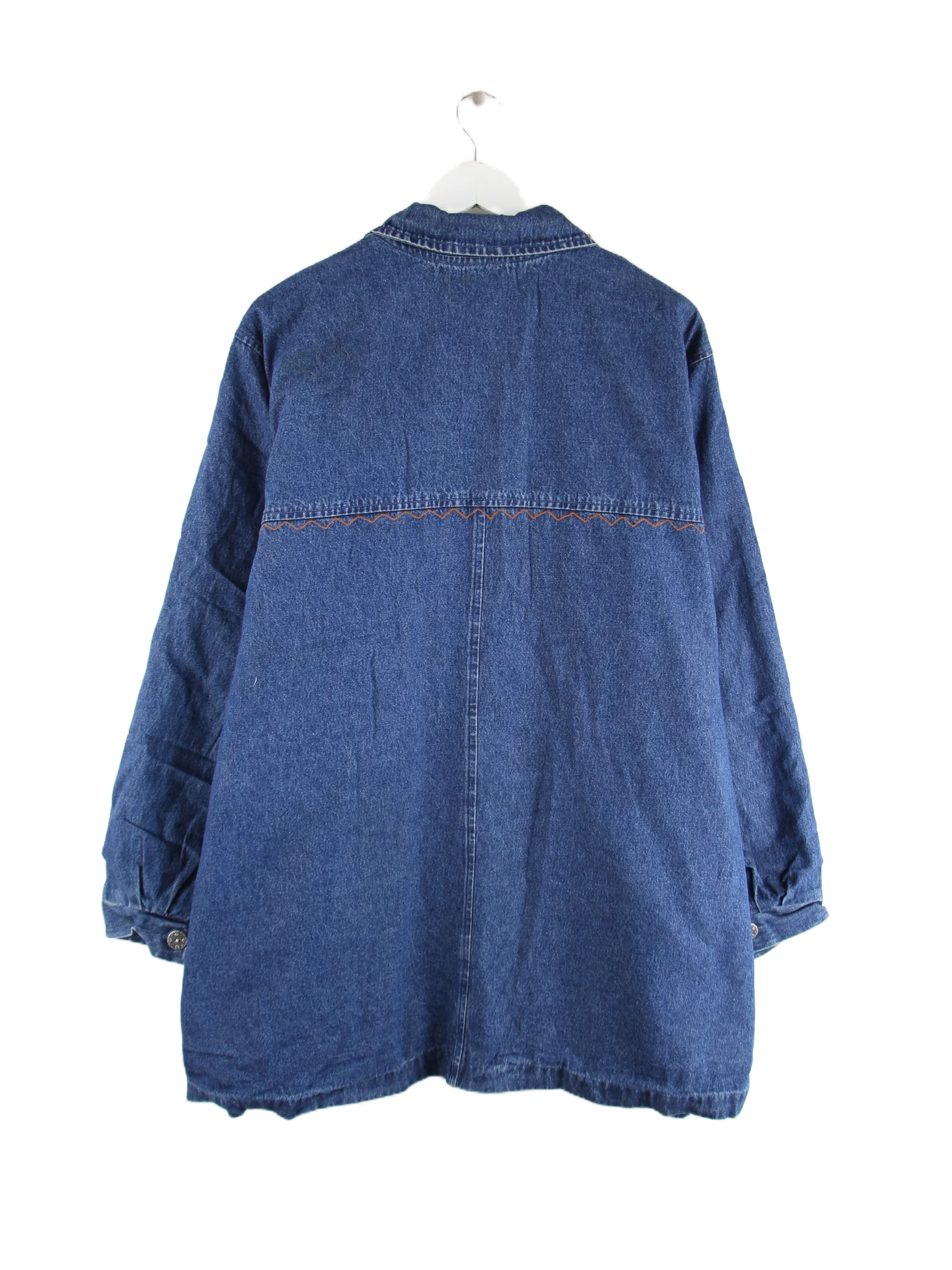 Vintage Jacke Blau XXL – Rückseite