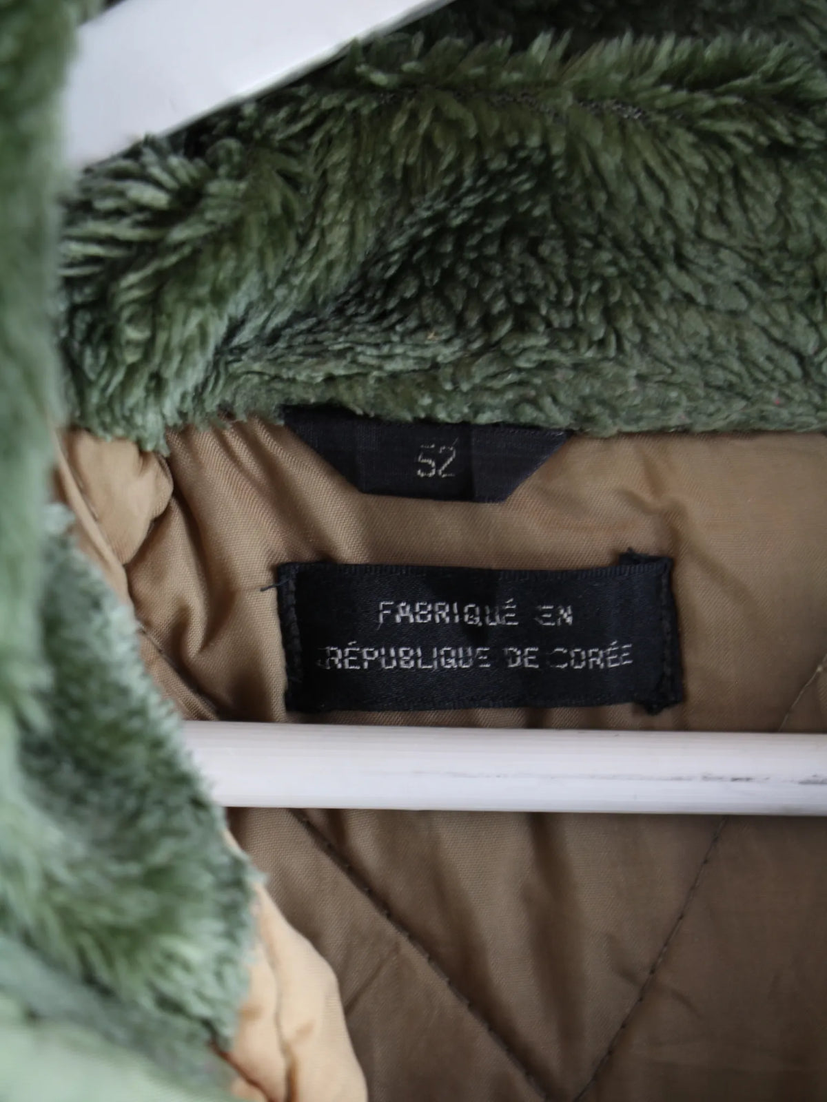 Vintage Jacke Grün XL – Etikett