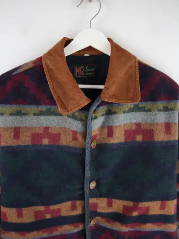Vintage Jacke Mehrfarbig XL – Etikett