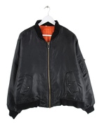 Vintage Jacke Schwarz XL – Vorderseite