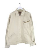 Vintage Jeansjacke Beige XXL – Vorderseite