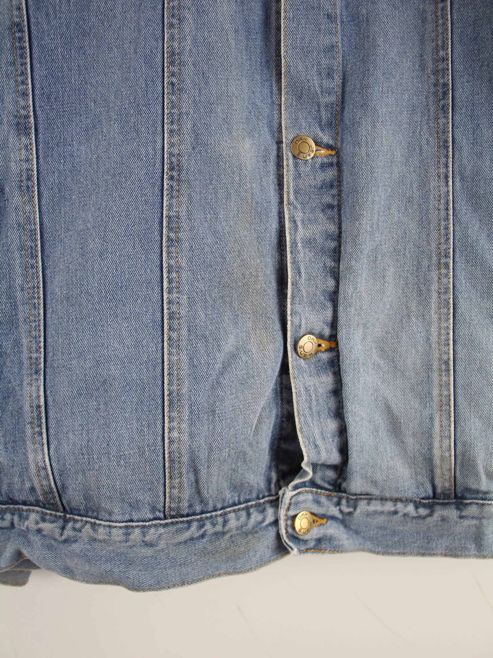 Vintage Jeansjacke Blau 4XL – Etikett