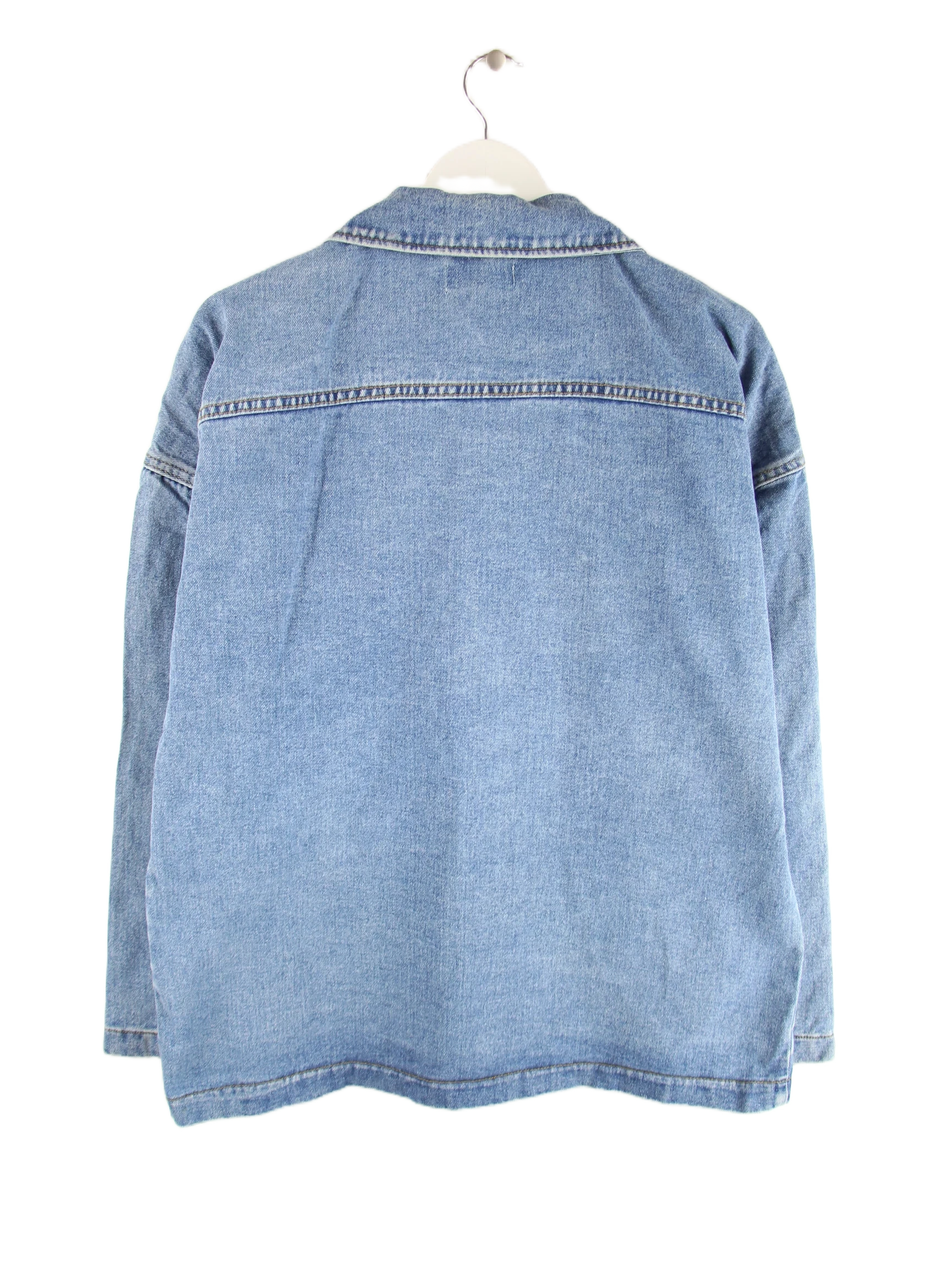 Vintage Jeansjacke Blau L – Rückseite