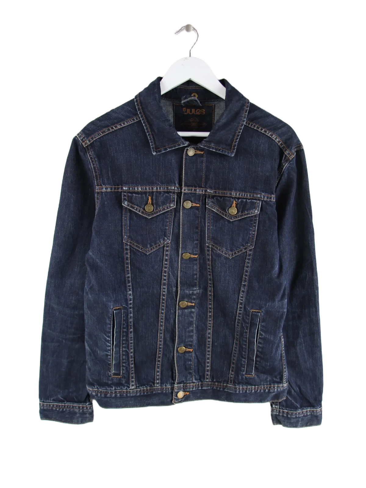 Vintage Jeansjacke Blau M – Vorderseite