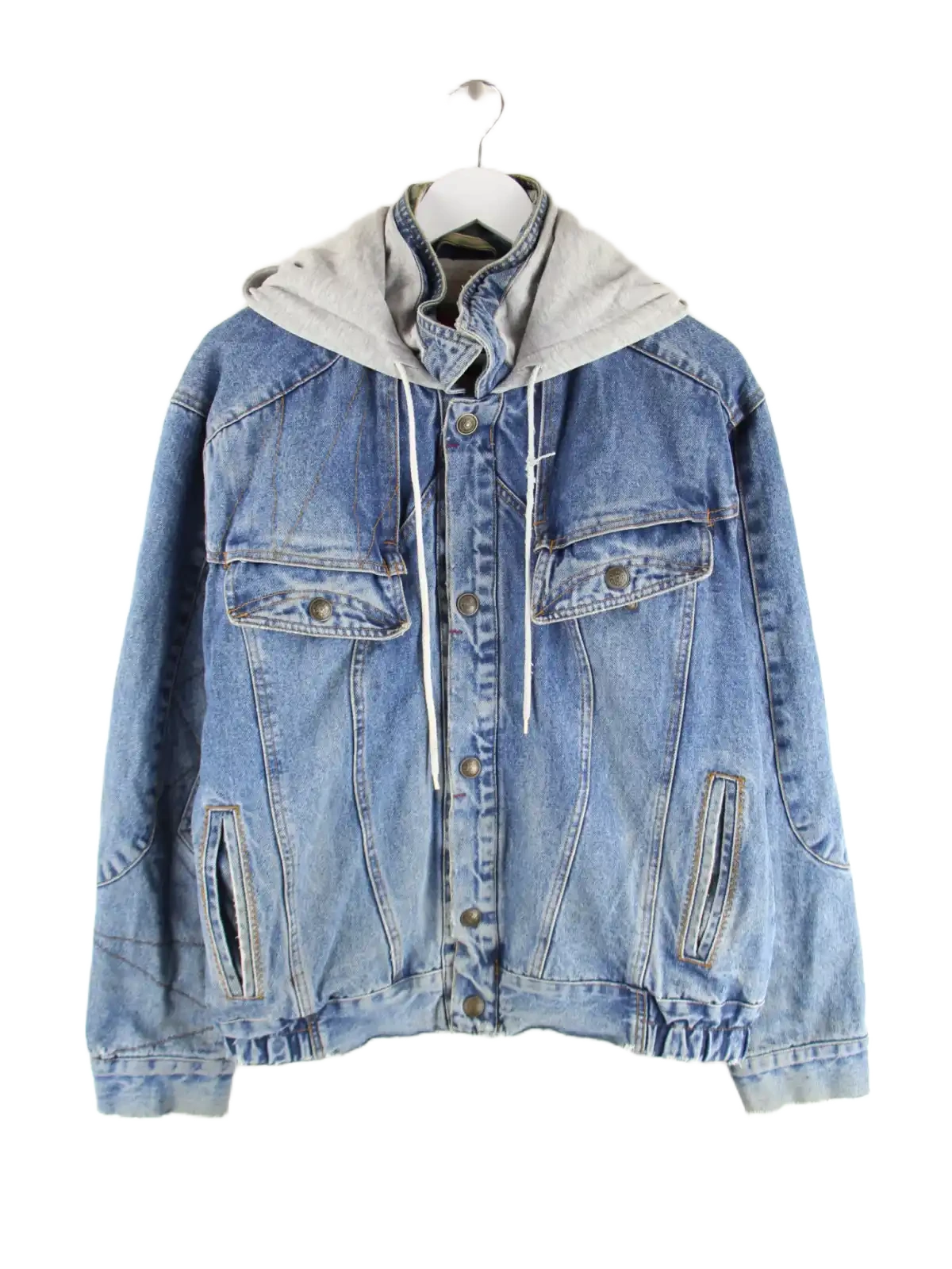 Vintage Jeansjacke Blau M – Vorderseite