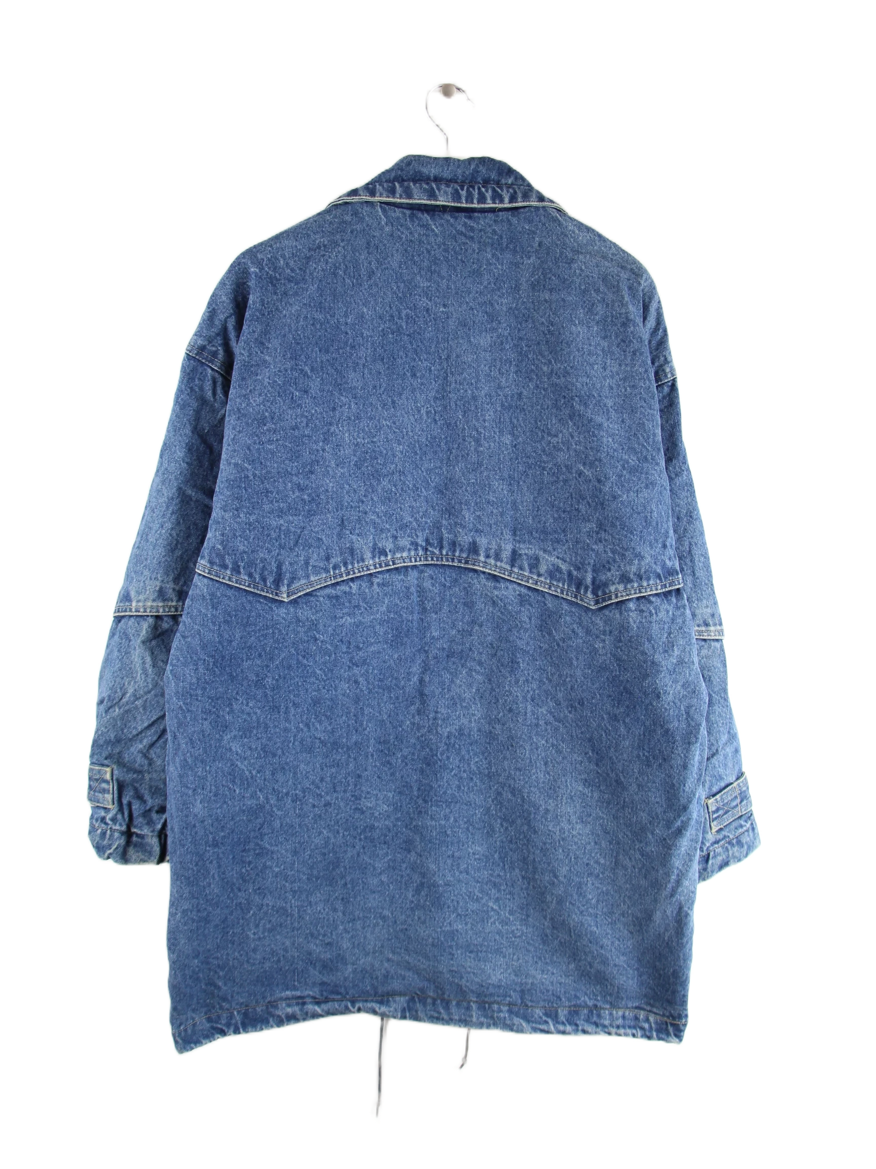 Vintage Jeansjacke Blau XL – Rückseite