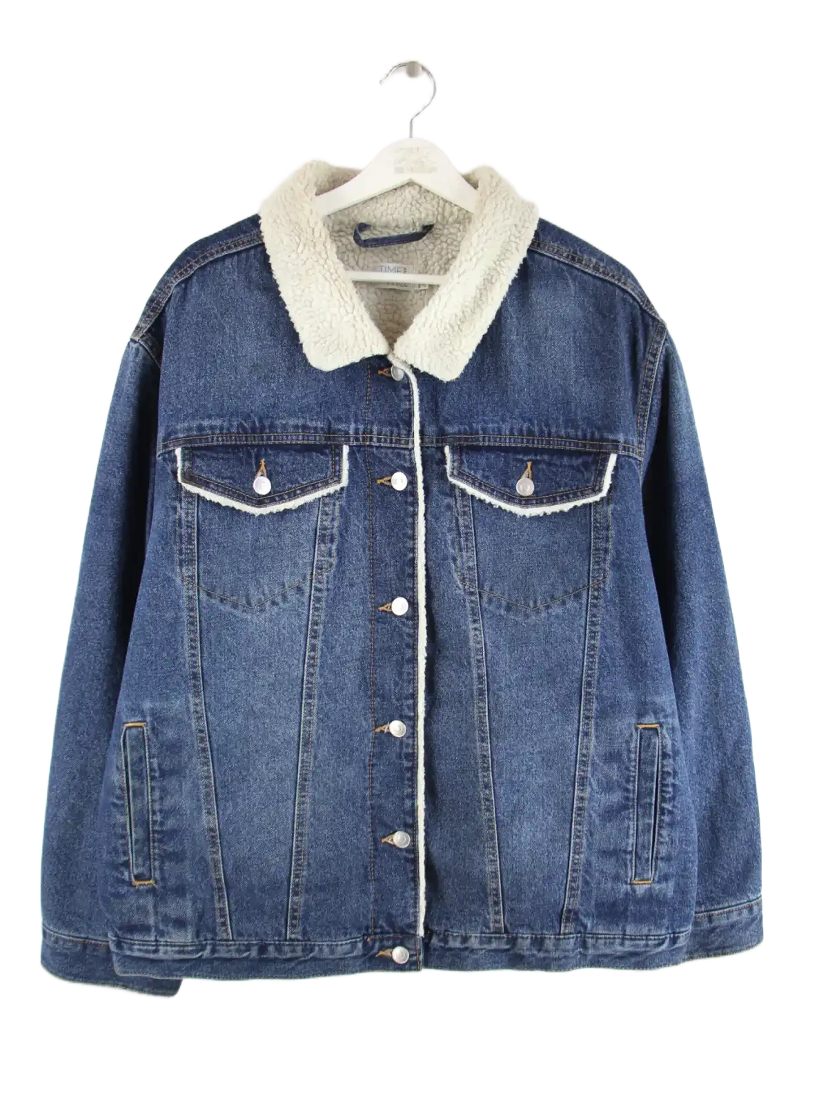 Vintage Jeansjacke Blau XXL – Vorderseite