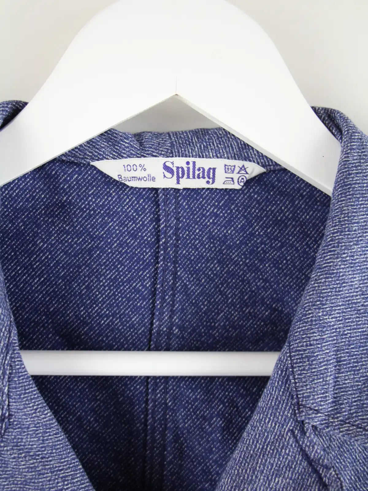 Vintage Jeansjacke Lila M – Etikett
