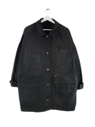 Vintage Jeansjacke Schwarz 3XL – Vorderseite
