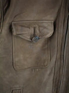 Vintage Lederjacke Braun L – Detailbild 3