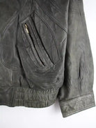 Vintage Lederjacke Grün L – Etikett