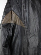 Vintage Lederjacke Schwarz XL – Detailbild 1