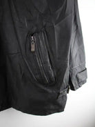 Vintage Lederjacke Schwarz XL – Detailbild 2