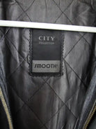 Vintage Lederjacke Schwarz XL – Etikett