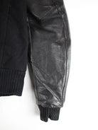 Vintage Lederjacke Schwarz XS – Detailbild 4
