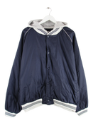 Vintage Leichte Jacke Blau 3XL – Vorderseite