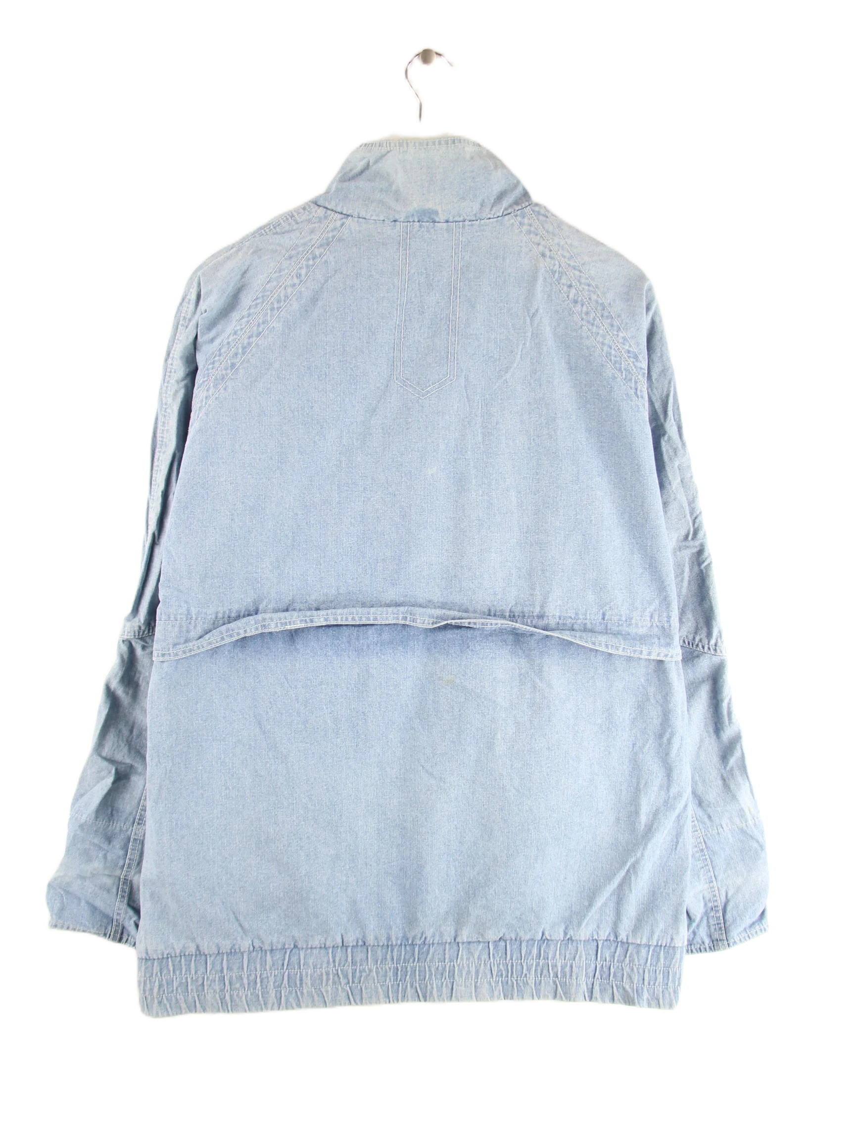 Vintage Leichte Jacke Blau L – Rückseite