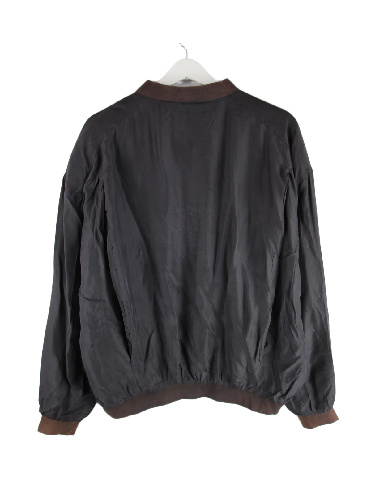 Vintage Leichte Jacke Grau M – Rückseite