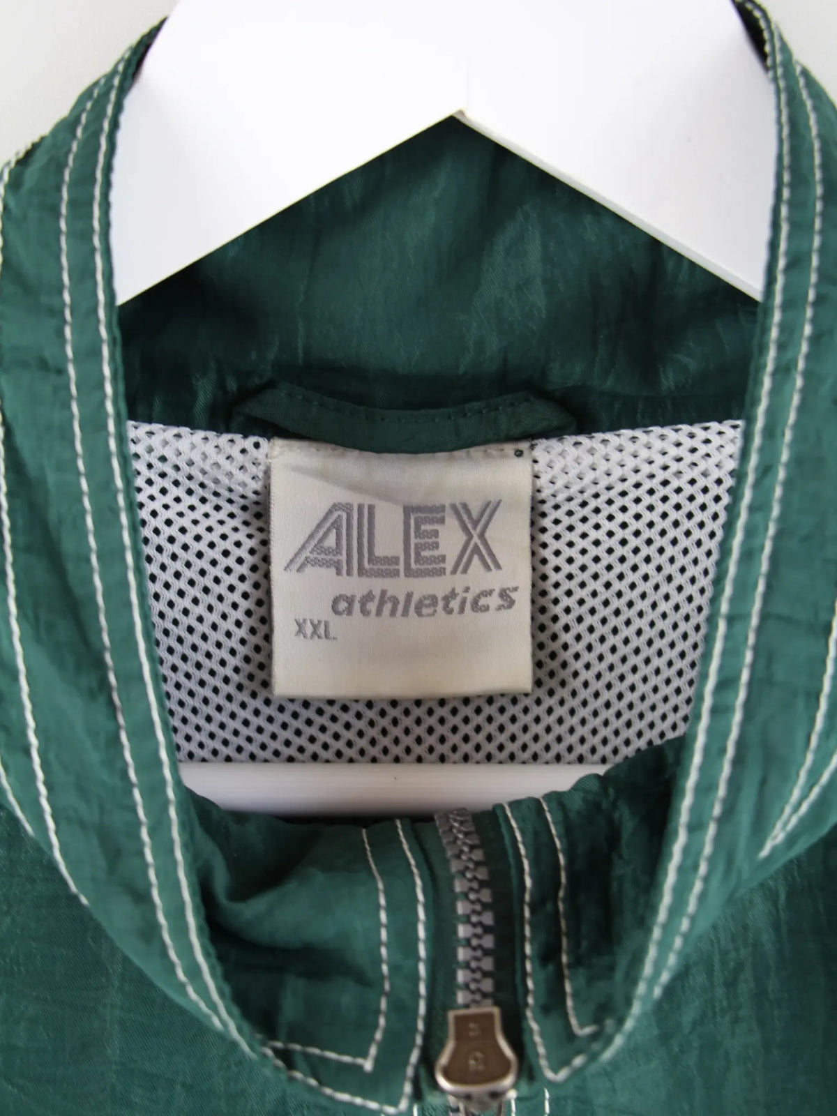 Vintage Leichte Jacke Grün XXL – Etikett