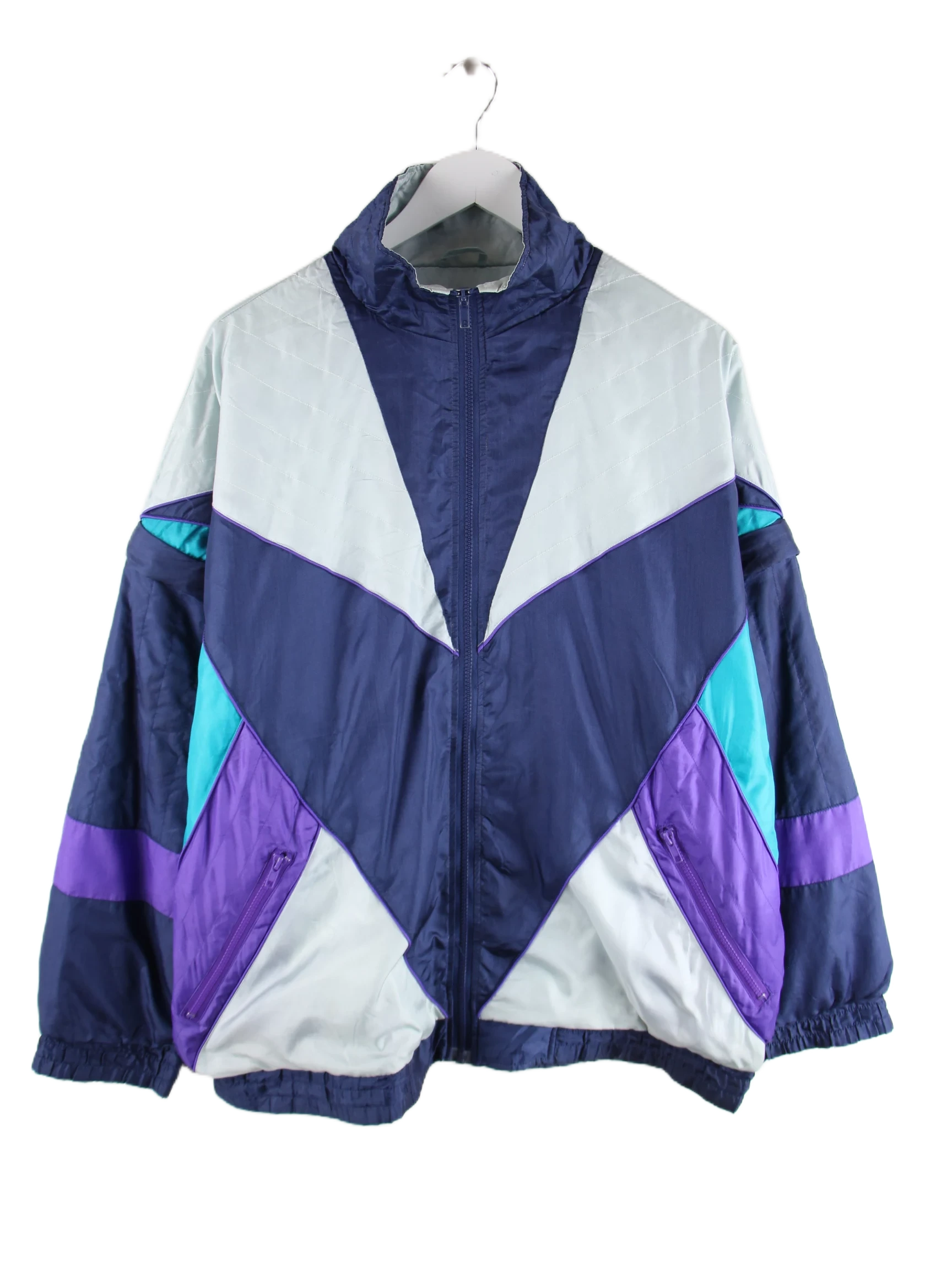 Vintage Leichte Jacke Mehrfarbig L – Vorderseite