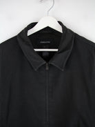 Vintage Leichte Jacke Schwarz L – Detailansicht Vorderseite