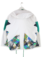 Vintage Leichte Jacke Weiß M – Rückseite