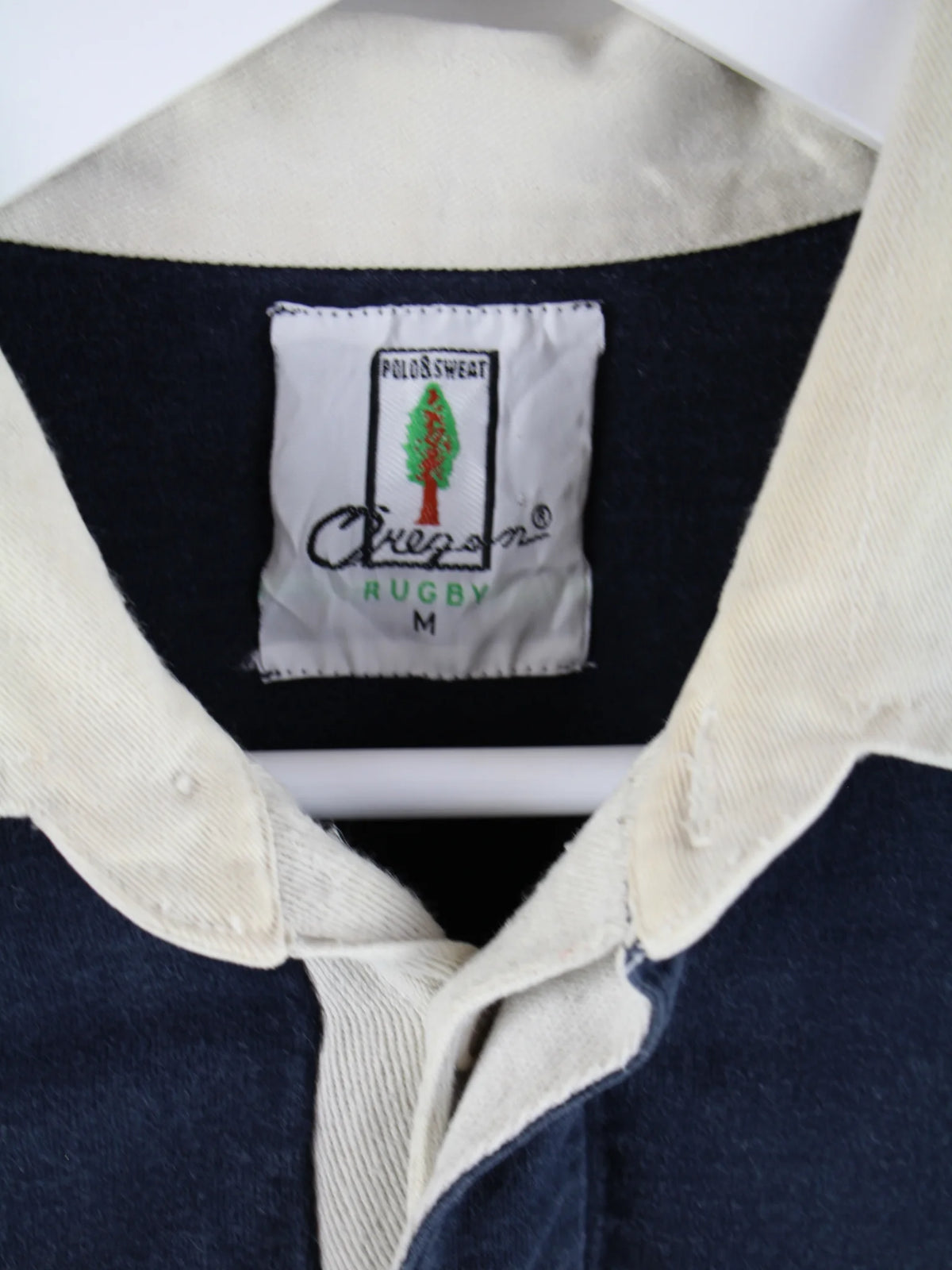 Vintage Polo Blau M – Etikett