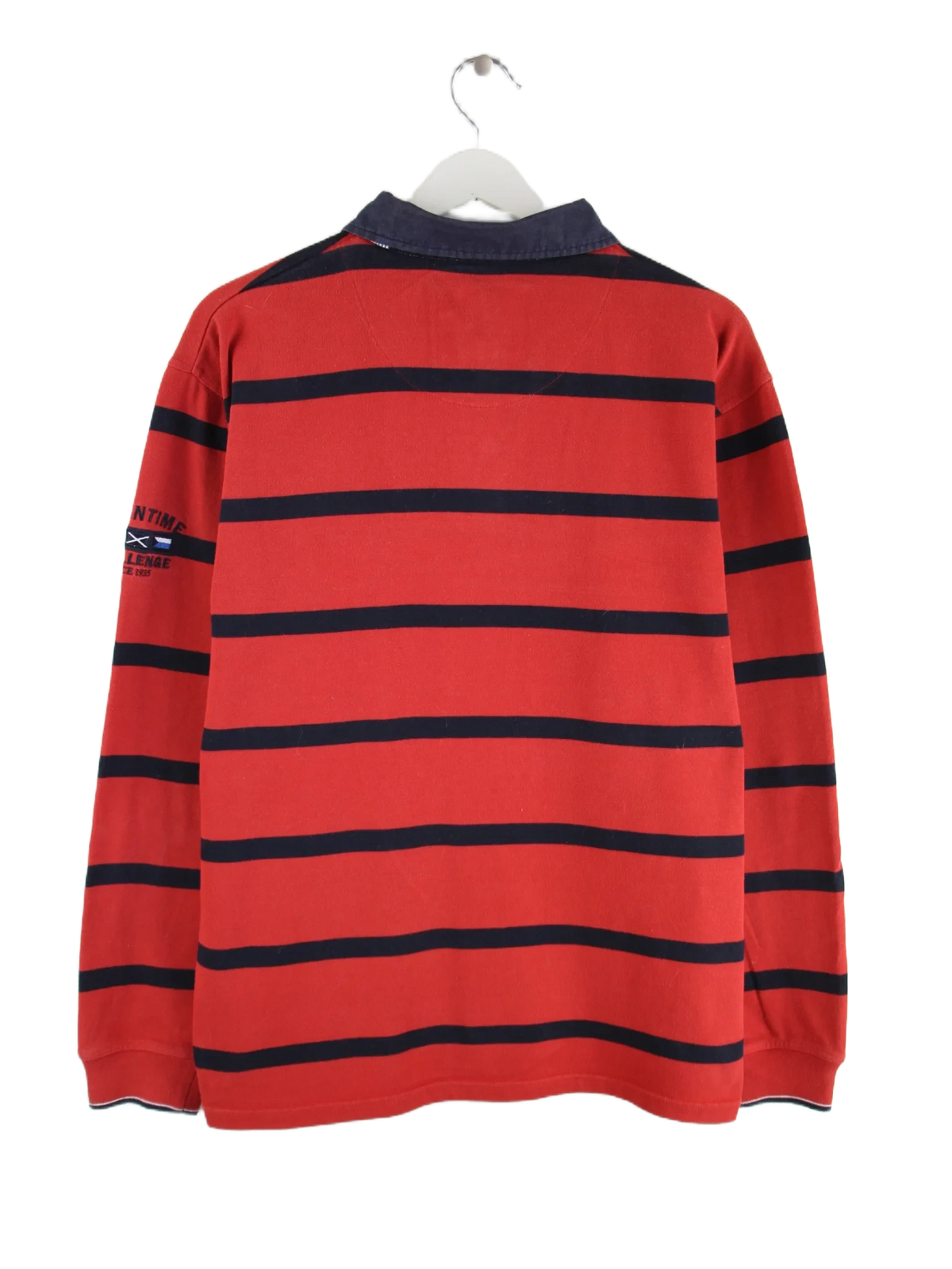 Vintage Polo Rot L – Rückseite