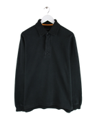 Vintage Polo Schwarz L – Vorderseite