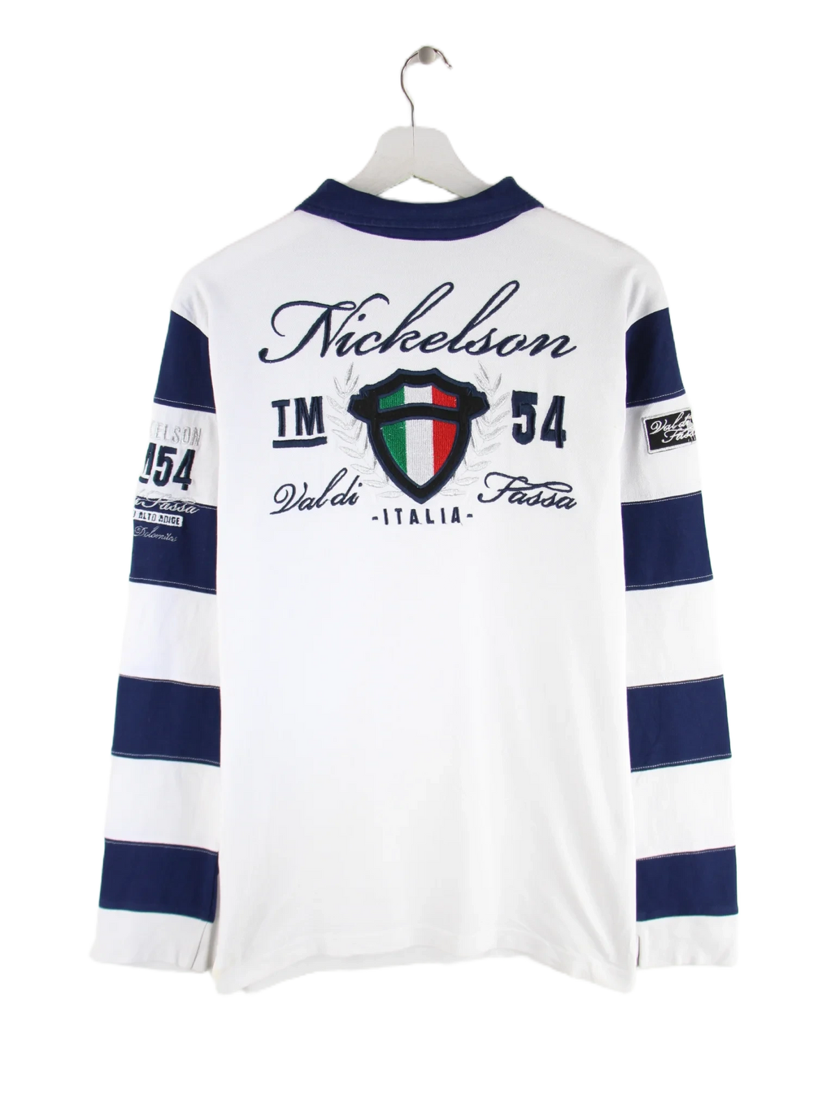 Vintage Polo Weiß M – Rückseite