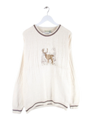 Vintage Pullover Beige XL – Vorderseite