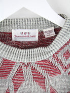 Vintage Pullover Grau L – Etikett